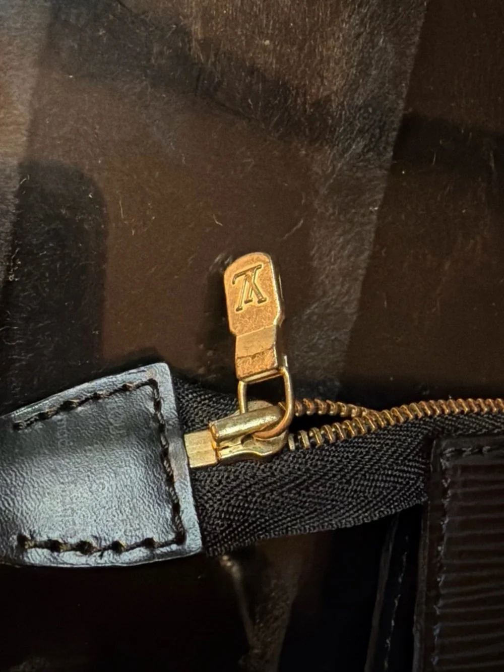 Louis Vuitton sleek black